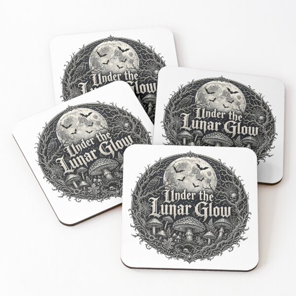 Item preview, Under the Lunar Glow forest - Gothic Dark Fantasy Mystic designed and sold by chattsuede.