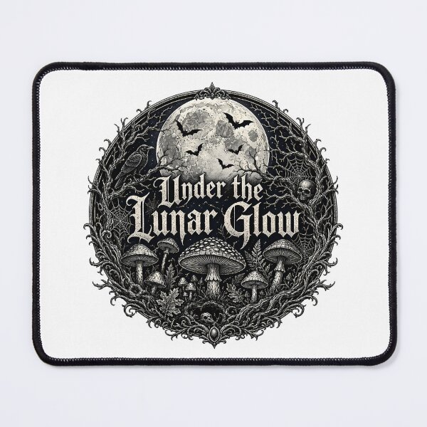 Item preview, Under the Lunar Glow forest - Gothic Dark Fantasy Mystic designed and sold by chattsuede.