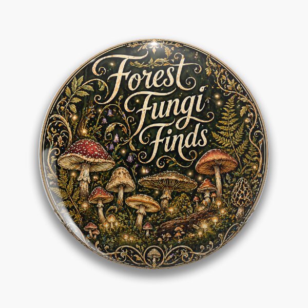 Item preview, Forest Fungi Finds Magical Woodland Illustration designed and sold by chattsuede.