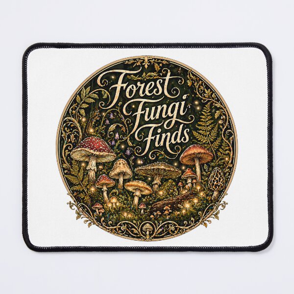 Item preview, Forest Fungi Finds Magical Woodland Illustration designed and sold by chattsuede.