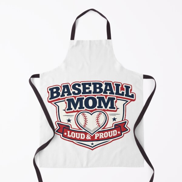 Artikelvorschau, Baseball-Mama – Laut und stolz – Baseball-Herz-Schild-Abzeichen-Grafik entworfen und verkauft von HobsS.