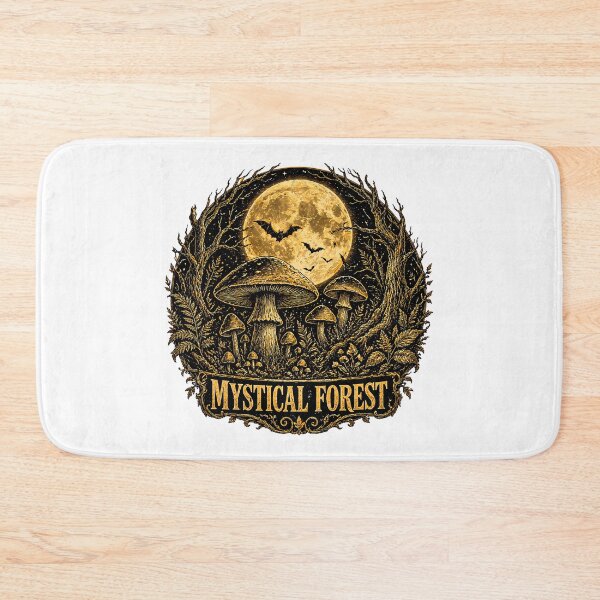 Item preview, Mystical Forest Full Moon Gothic Enchanted Night designed and sold by chattsuede.