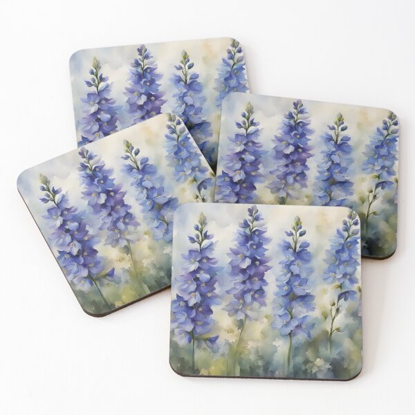 Item preview, Delphinium Flower Garden designed and sold by Glimmersmith.