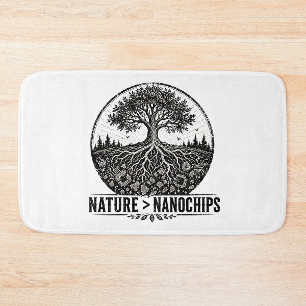 Item preview, Nature Over Nanochips: Eco Conscious Tech Skeptic Tree of Life Art designed and sold by chattsuede.