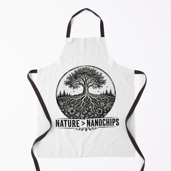 Item preview, Nature Over Nanochips: Eco Conscious Tech Skeptic Tree of Life Art designed and sold by chattsuede.