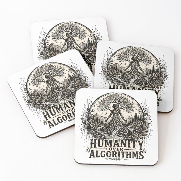 Item preview, Humanity Over Algorithms: Nature Vs Technology Human Connection designed and sold by chattsuede.