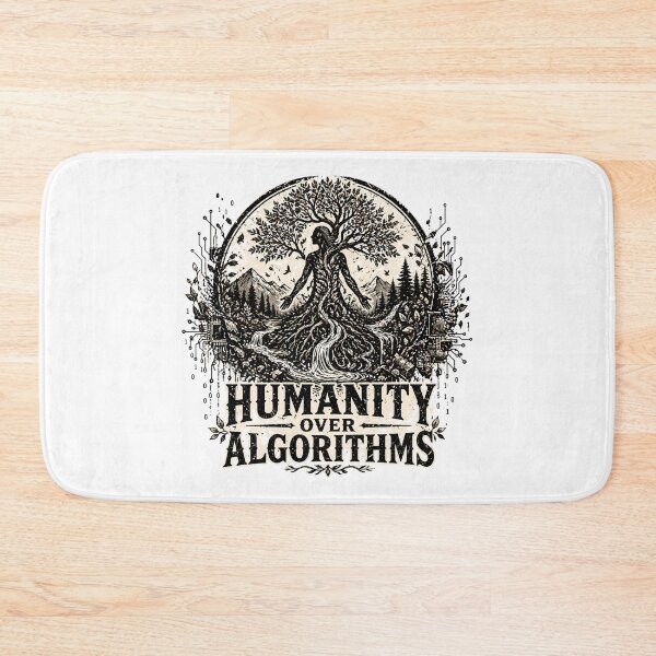 Item preview, Humanity Over Algorithms: Nature Vs Technology Human Connection designed and sold by chattsuede.
