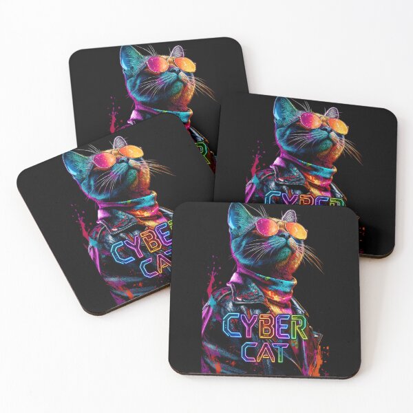Item preview, Cyber Cat designed and sold by MarkColeImaging.