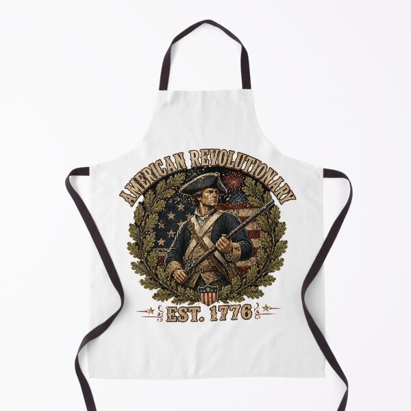 Item preview, American Revolutionary Est. 1776 | Colonial Soldier Patriot Art designed and sold by chattsuede.