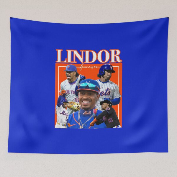 Item preview, francisco lindor retro design designed and sold by aksav.