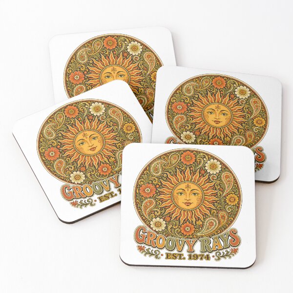 Item preview, Groovy Rays Est 1974 Retro Sun Paisley designed and sold by chattsuede.
