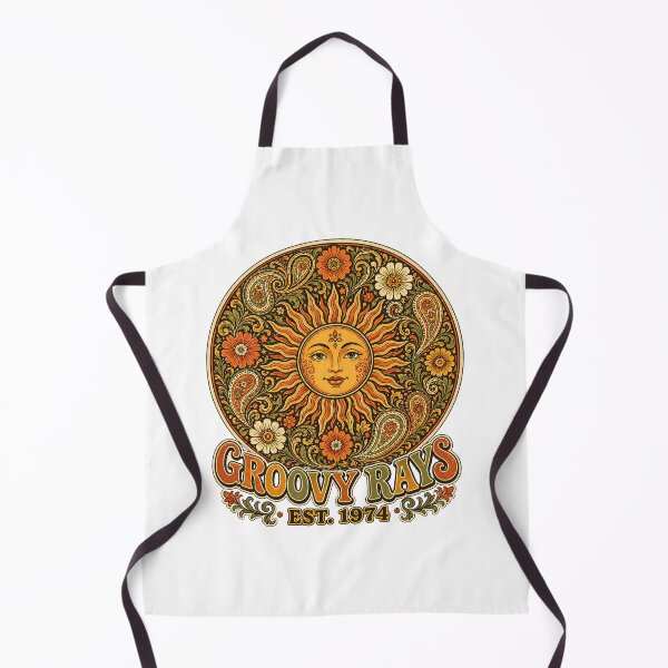 Item preview, Groovy Rays Est 1974 Retro Sun Paisley designed and sold by chattsuede.