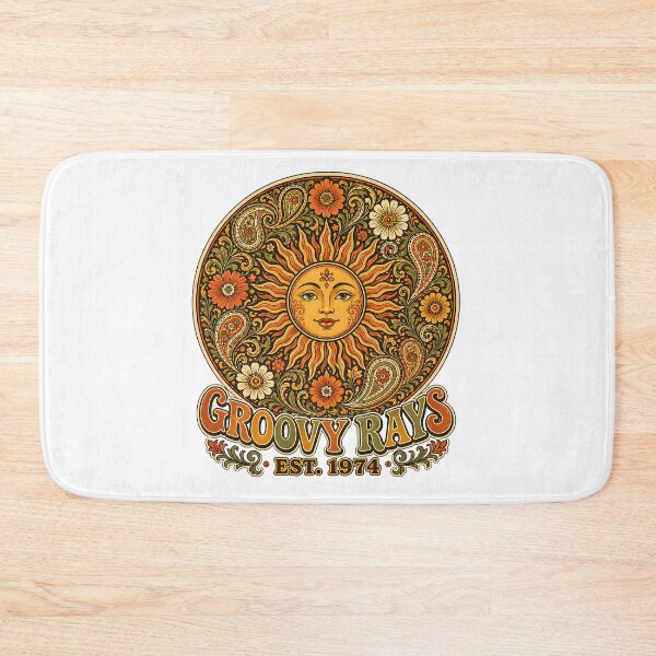 Item preview, Groovy Rays Est 1974 Retro Sun Paisley designed and sold by chattsuede.