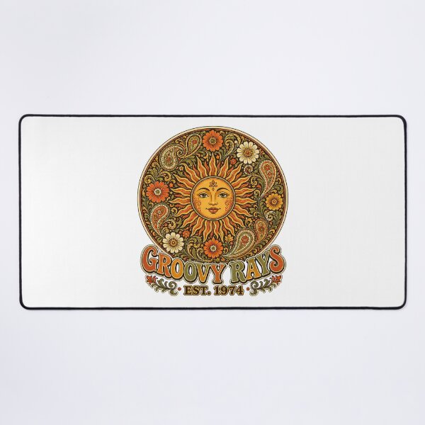 Item preview, Groovy Rays Est. 1974 Retro Sun Paisley designed and sold by chattsuede.