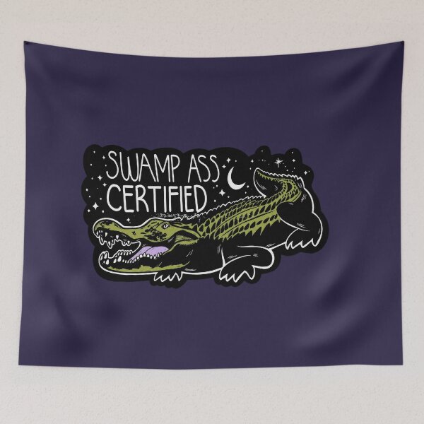 Item preview, Funny Gator Sticker Alligator Hard Hat Swamp Puppy Florida Louisiana Car Decal Truck Meme Sarcastic Outdoor Worker Lineman Construction Gift designed and sold by LiuTiuuu.