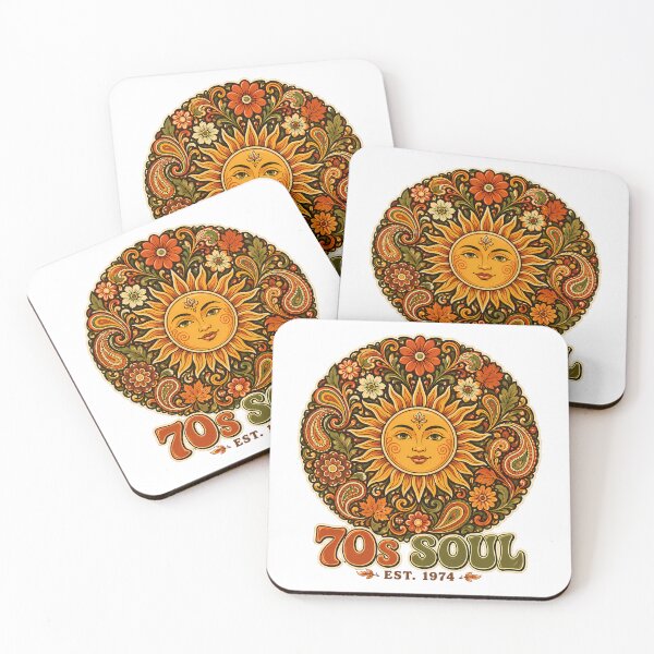 Item preview, 70s Soul Est 1974 Retro Bohemian Sun designed and sold by chattsuede.
