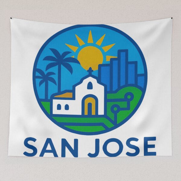 Item preview, San Jose California – Silicon Valley Tech & Heritage Emblem designed and sold by RDproject.