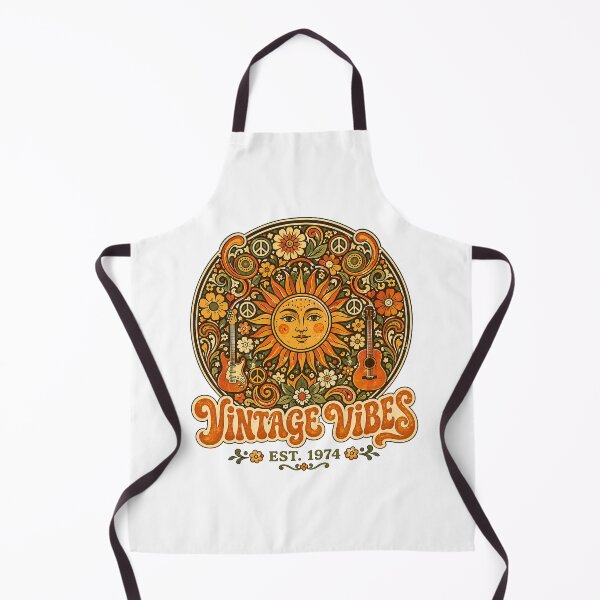 Item preview, Vintage Vibes Est 1974 Retro Psychedelic Sun Guitar designed and sold by chattsuede.