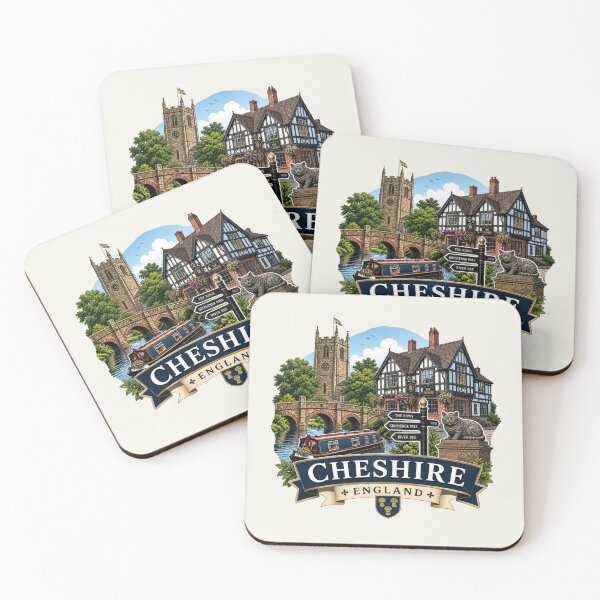 Item preview, Cheshire England Travel Sticker - Historic Town, River Dee designed and sold by Myra365Art.