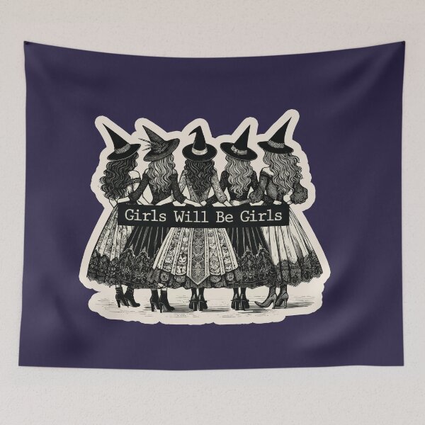 Item preview, Girls Will Be Girls Vinyl Sticker designed and sold by LiuTiuuu.
