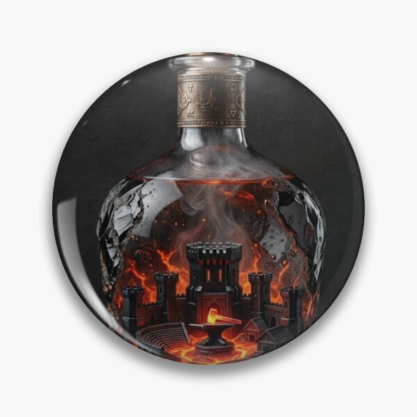 Item preview, Dwarven Forge in a Bottle: Molten Lava Miniature Art designed and sold by mayank2401.