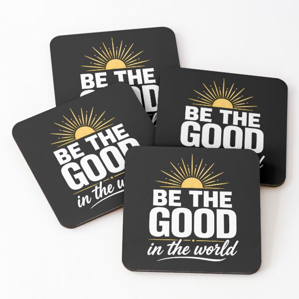Item preview, Be the good in the world quote - Inspirational Sunrise Message designed and sold by chattsuede.