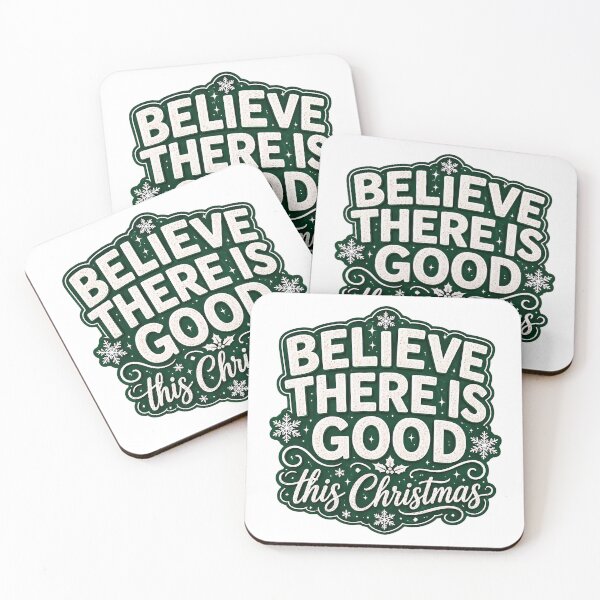 Item preview, Believe There is Good Christmas Uplifting Holiday Message designed and sold by chattsuede.