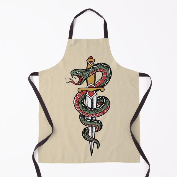Item preview, Dagger Snake Tattoo designed and sold by Thunderbelts.