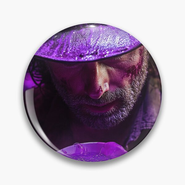 Item preview, Rick Grimes Purple Chemical Splash Art designed and sold by WockWave.