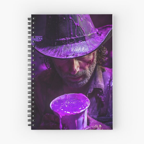 Artikelvorschau, Rick Grimes Purple Chemical Splash Art entworfen und verkauft von WockWave.