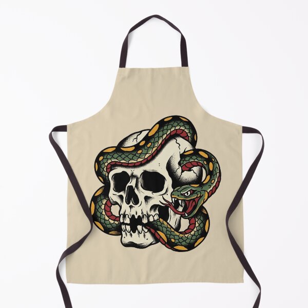 Item preview, Skull Snake Tattoo designed and sold by Thunderbelts.