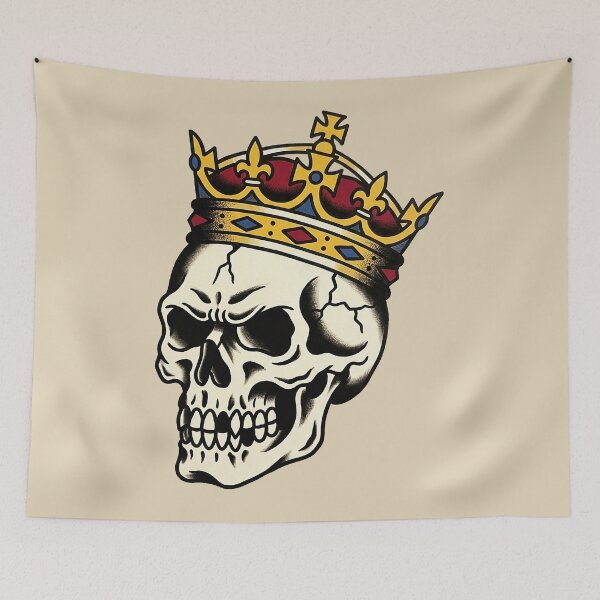 Item preview, Skull Crown Tattoo designed and sold by Thunderbelts.