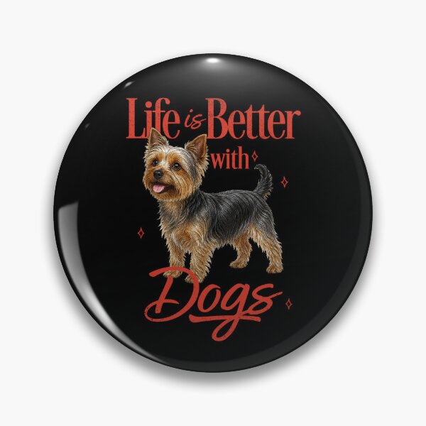 Item preview, LIFE IS BETTER - YORKSHIRE TERRIER | Pets and Dogs lovers for Men and Women t-shirt designed and sold by panchiTWO.