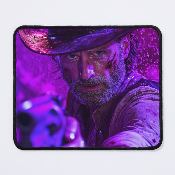 Item preview, Rick Grimes Purple Splash Pop Art designed and sold by WockWave.