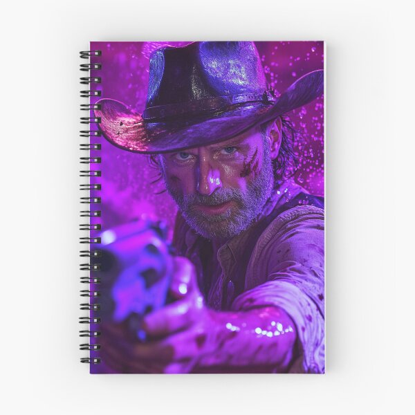Item preview, Rick Grimes Purple Splash Pop Art designed and sold by WockWave.