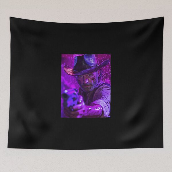 Item preview, Rick Grimes Purple Splash Pop Art designed and sold by WockWave.