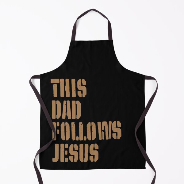 Item preview, This Dad Follows Jesus – Christian Father - Brown Design designed and sold by MoriaStore.