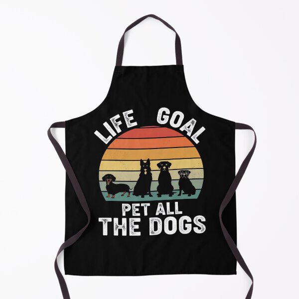 Item preview, Life Goal Pet All The Dogs Retro designed and sold by OlyvieArt.