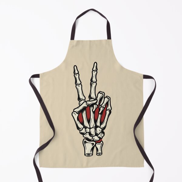 Item preview, Skeleton Hand Peace Tattoo designed and sold by Thunderbelts.
