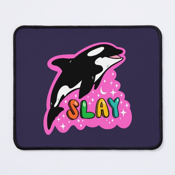 Item preview, Killer Whale Sticker Funny Orca Eat the Rich Meme Sea Weird Luggage Skateboard Kindle Macbook Pride World Mirror Car Bumper Trendy Sarcastic designed and sold by LiuTiuuu.