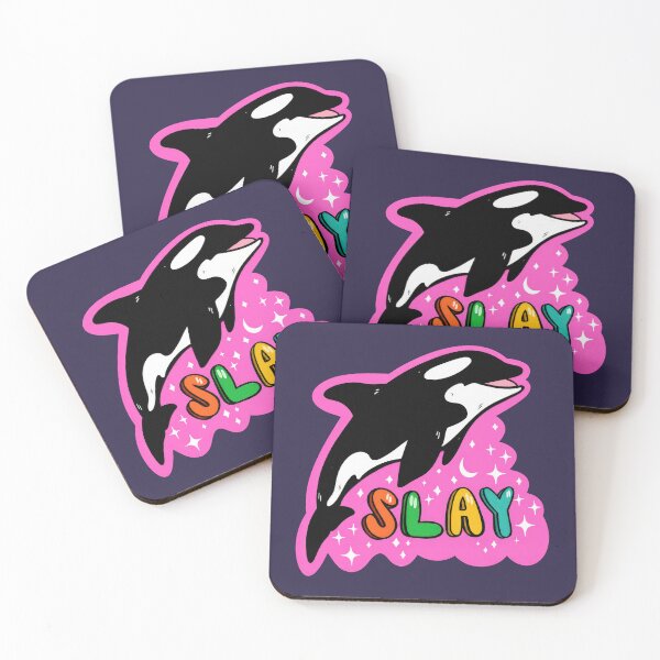 Item preview, Killer Whale Sticker Funny Orca Eat the Rich Meme Sea Weird Luggage Skateboard Kindle Macbook Pride World Mirror Car Bumper Trendy Sarcastic designed and sold by LiuTiuuu.