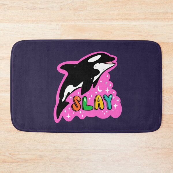 Item preview, Killer Whale Sticker Funny Orca Eat the Rich Meme Sea Weird Luggage Skateboard Kindle Macbook Pride World Mirror Car Bumper Trendy Sarcastic designed and sold by LiuTiuuu.