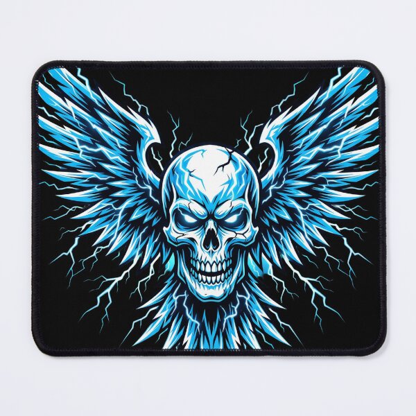 Item preview, Electric Skull Wings designed and sold by Stickersdevelop.