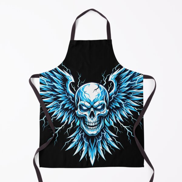 Item preview, Electric Skull Wings designed and sold by Stickersdevelop.