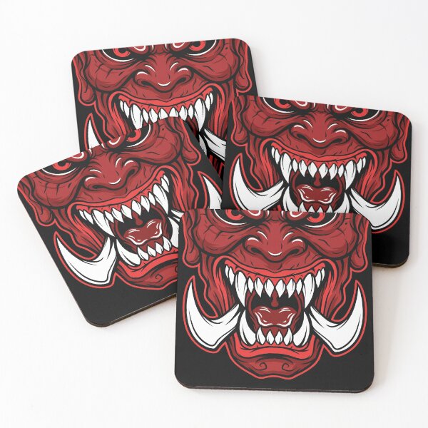 Item preview, Oni Mouth Close-Up designed and sold by Stickersdevelop.