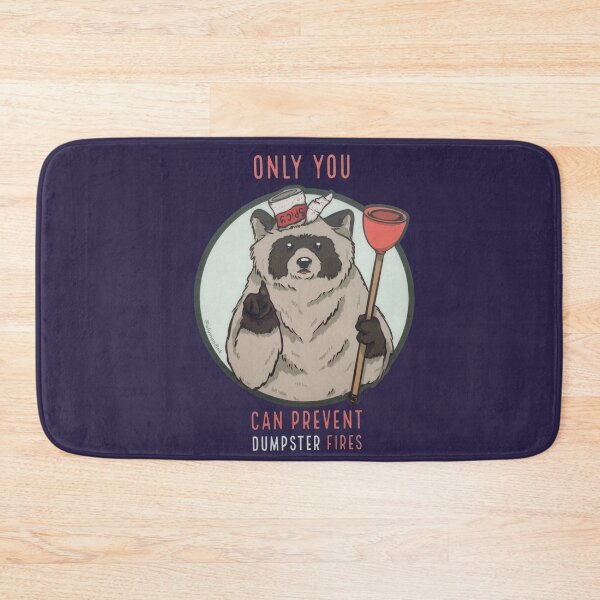 Item preview, Only You Can Prevent Dumpster Fires Clear Vinyl Sticker designed and sold by LiuTiuuu.