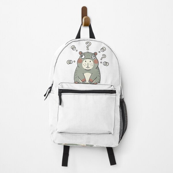 Item preview, Confused Hamster Pocket Creatures Cute Animal Sticker designed and sold by Panom Suavichien.