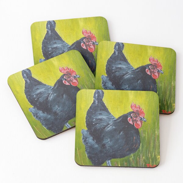 Item preview, Ju Ju the Black Chicken designed and sold by Dianne  Ilka.