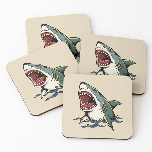 Item preview, Great Shark Tattoo designed and sold by Thunderbelts.