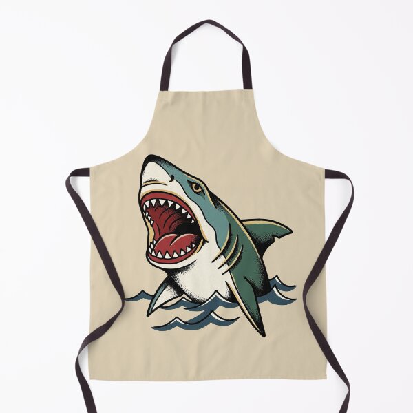 Item preview, Great Shark Tattoo designed and sold by Thunderbelts.